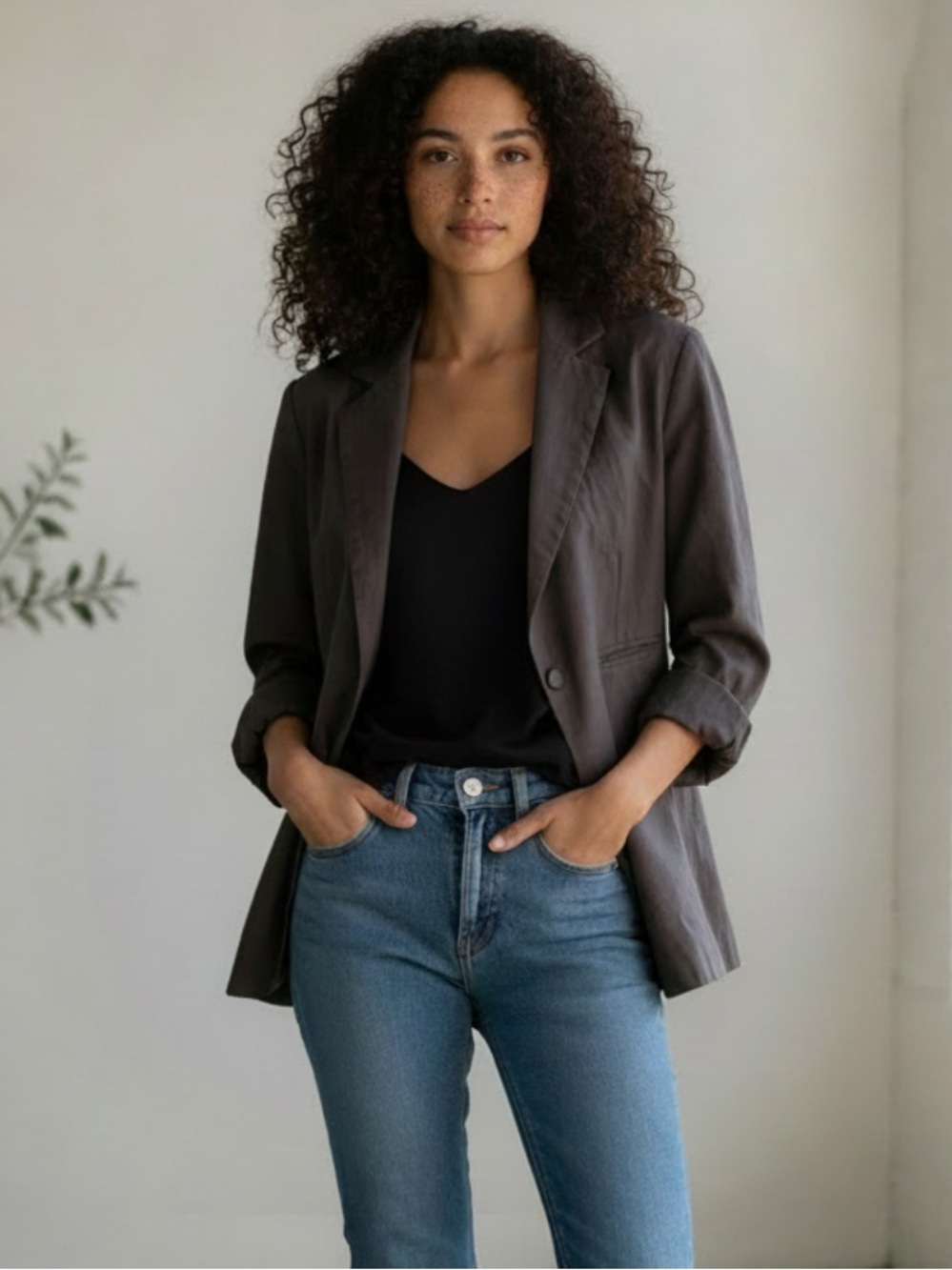 Böhme Adella Linen Blazer